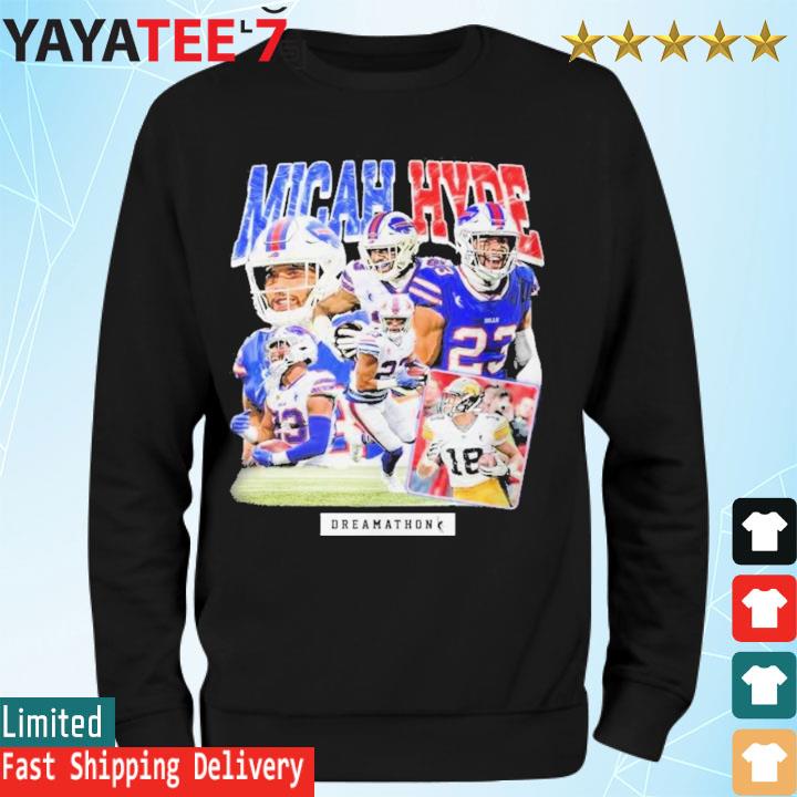 Buffalo Bills Micah Hyde 18 Football Shirt - Ink In Action