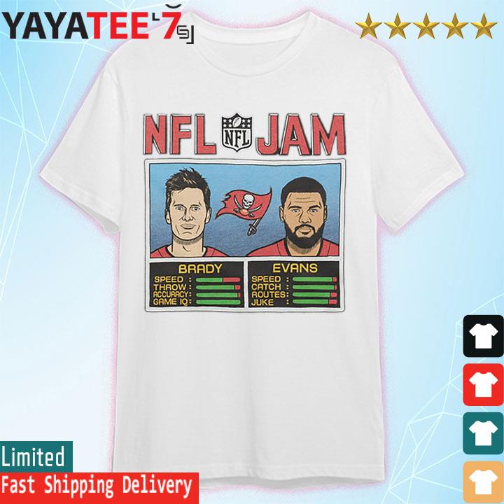 NFL JAM Tampa Bay Buccaneers Tom Brady Mike Evans Shirt, 52% OFF