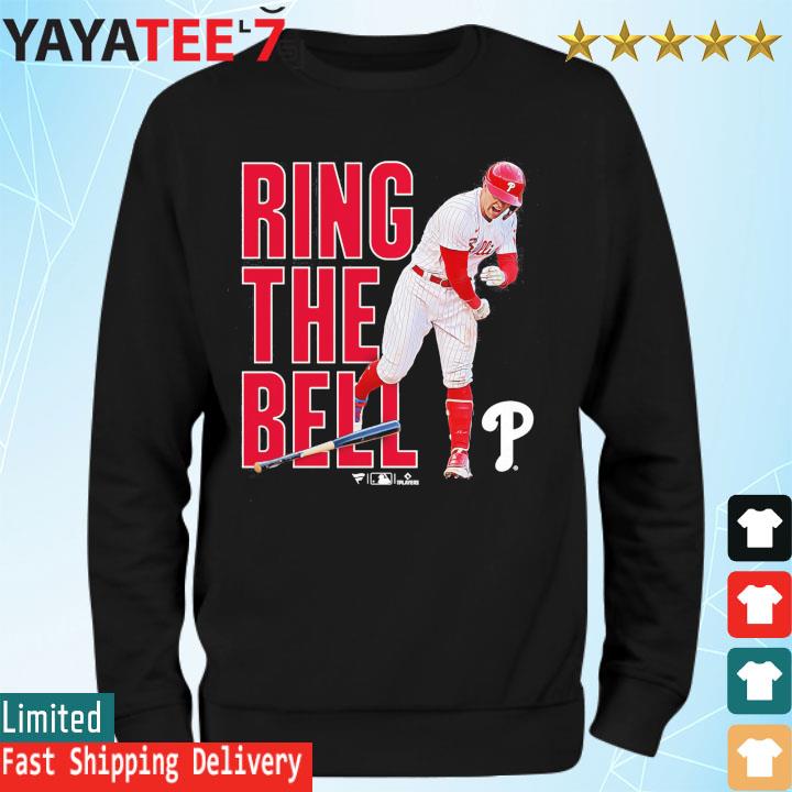 Official Rhys Hoskins Philadelphia Phillies Ring The Bell T-Shirt