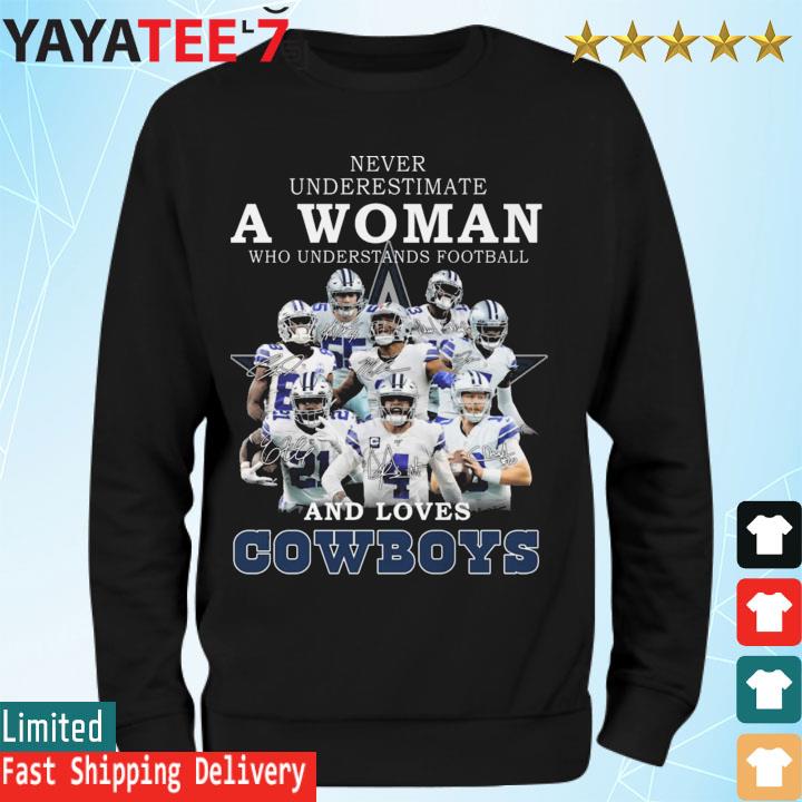 Woman Who Understands Football Signatures Dallas Cowboys Shirt