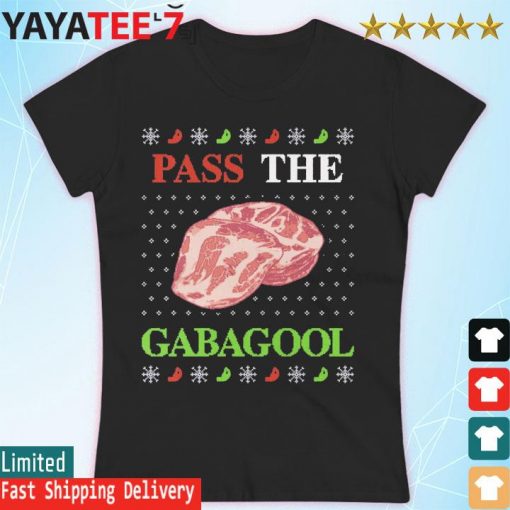 Pass The Gabagool Ugly Christmas Sweater Women's T-shirt