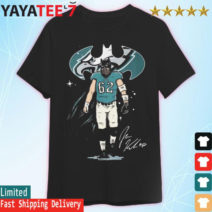 Jason Kelce Philadelphia Eagles Batman Cartoon shirt, hoodie