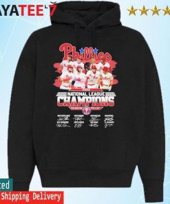 Philadelphia Phillies 20222 National League Champions Signatures shirt,  hoodie, sweater, long sleeve and tank top