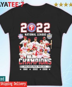 Philadelphia Phillies 2022 National League Champions 1980 2008 2022  Signatures shirt, hoodie, sweater, long sleeve and tank top