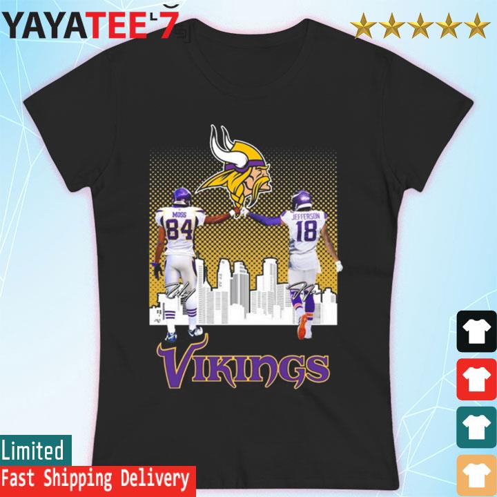 Minnesota Vikings Justin Jefferson Randy Moss T-Shirt, hoodie, sweater,  long sleeve and tank top