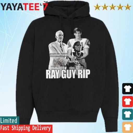 Ray Guy Rip 1949-2022 thank you for the memories signature s Hoodie