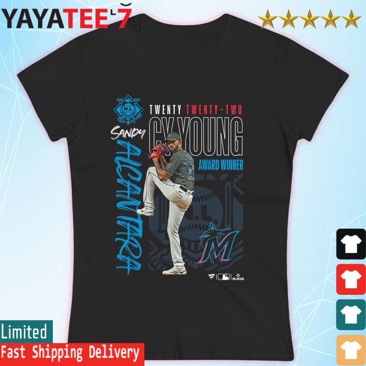 Sandy Alcantara Miami Marlins Women's 2022 NL Cy Young Award Winner shirt,  hoodie, sweater, long sleeve and tank top