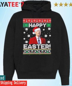 Santa Joe Biden Happy Easter Ugly Christmas 2022 Sweatshirt, Sweater Hoodie