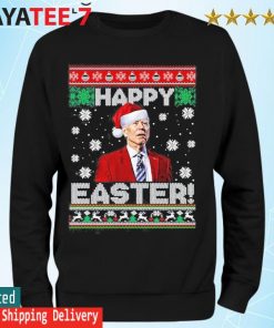 Santa Joe Biden Happy Easter Ugly Christmas 2022 Sweatshirt, Sweater Sweatshirt