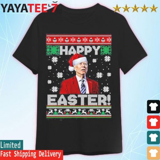 Santa Joe Biden Happy Easter Ugly Christmas 2022 Sweatshirt, Sweater