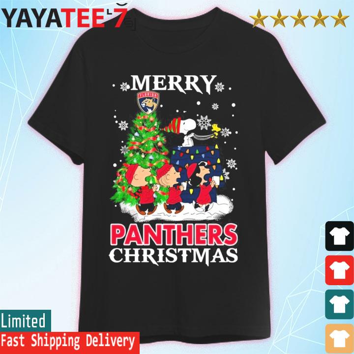 Snoopy and Friends Merry Florida Panthers Christmas shirt