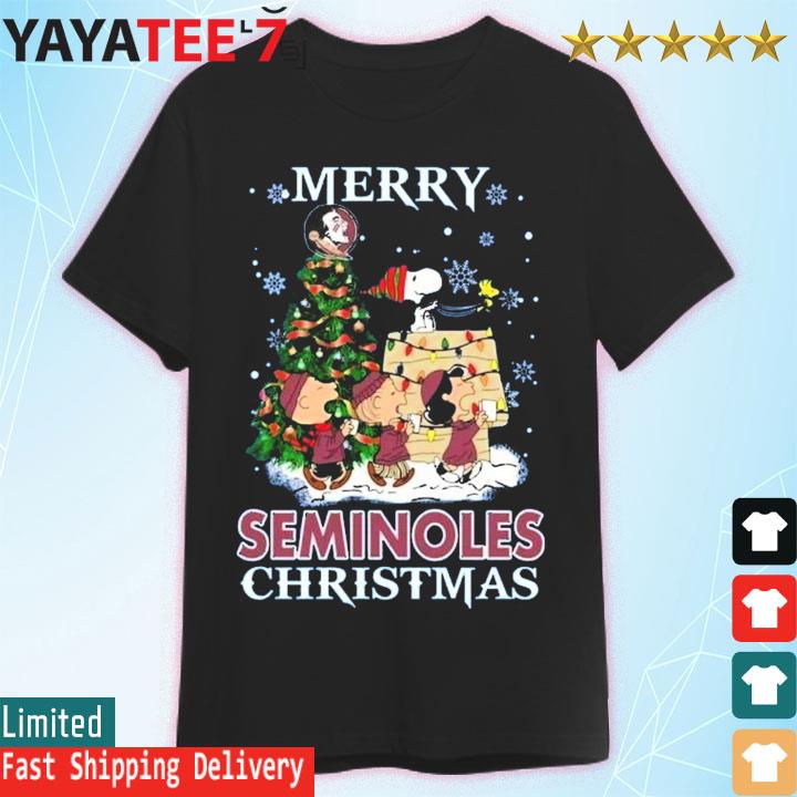 Snoopy and Friends Merry Florida State Seminoles Christmas shirt