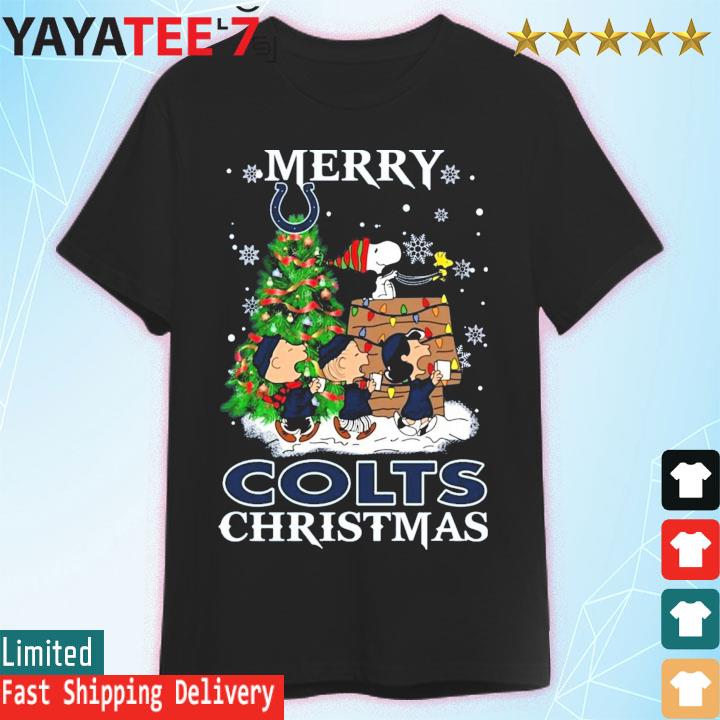 Snoopy and Friends Merry Indianapolis Colts Christmas shirt