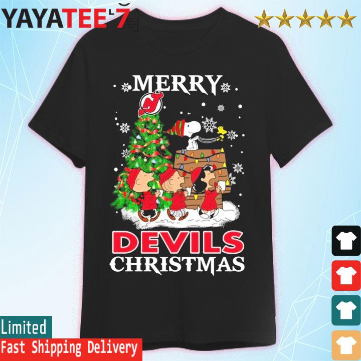 Snoopy and Friends Merry New Devils Christmas shirt