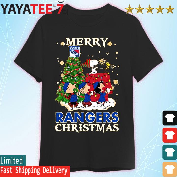 Snoopy and Friends Merry New York Rangers Christmas shirt