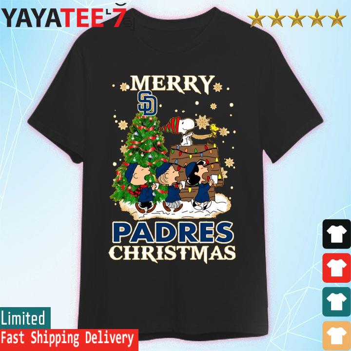 Snoopy and Friends Merry San Diego Padres Christmas shirt