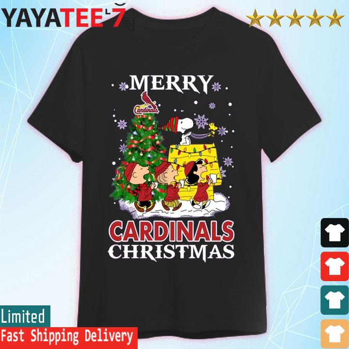 Snoopy and Friends Merry St Louis Cardinals Christmas shirt
