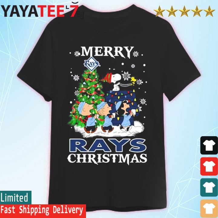 Snoopy and Friends Merry Tampa Bay Ray Christmas shirt