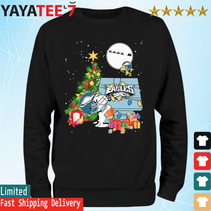 Snoopy and Woodstock Merry Christmas To All And To Philadelphia Eagles T- shirt, hoodie, sweater, long sleeve and tank top