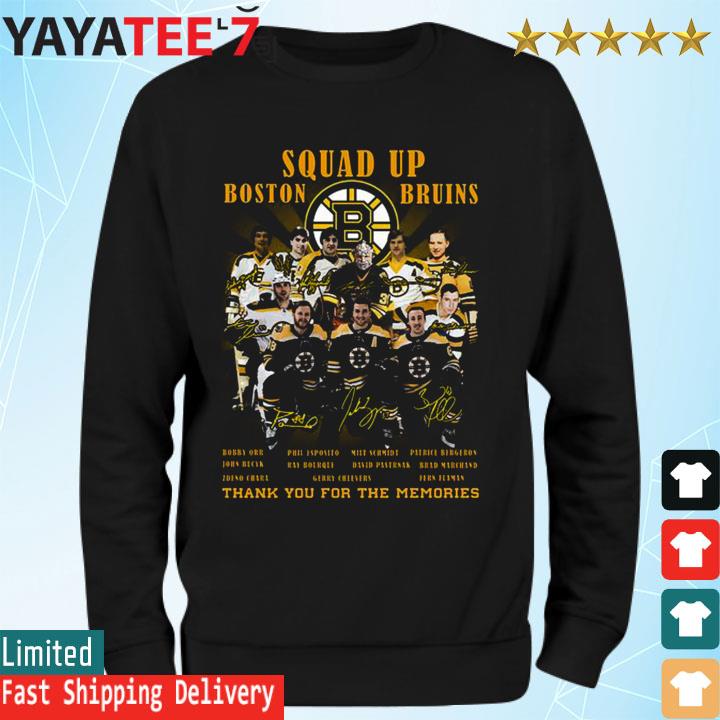 Official squad Up Boston Bruins Thank You For The Memories T-Shirt