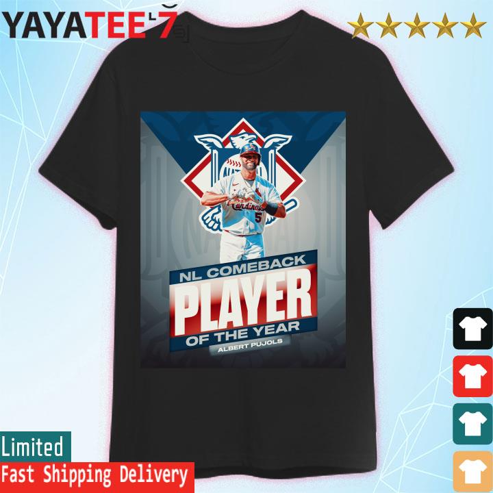 Albert Pujols St Louis Cardinals Comeback Player Of The Year Style T-Shirt  - REVER LAVIE