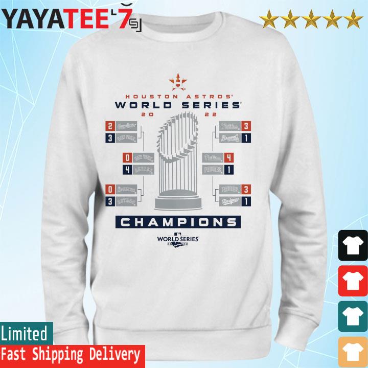 Houston Astros 2022 World Series Champions Milestone Schedule T-shirt