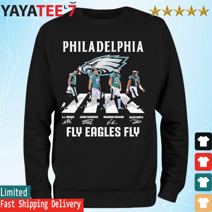 Philadelphia Eagles Abbey Road signatures shirt, hoodie, sweater