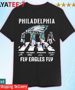 Champions Philadelphia Eagles Abbey Road Signatures T-shirt