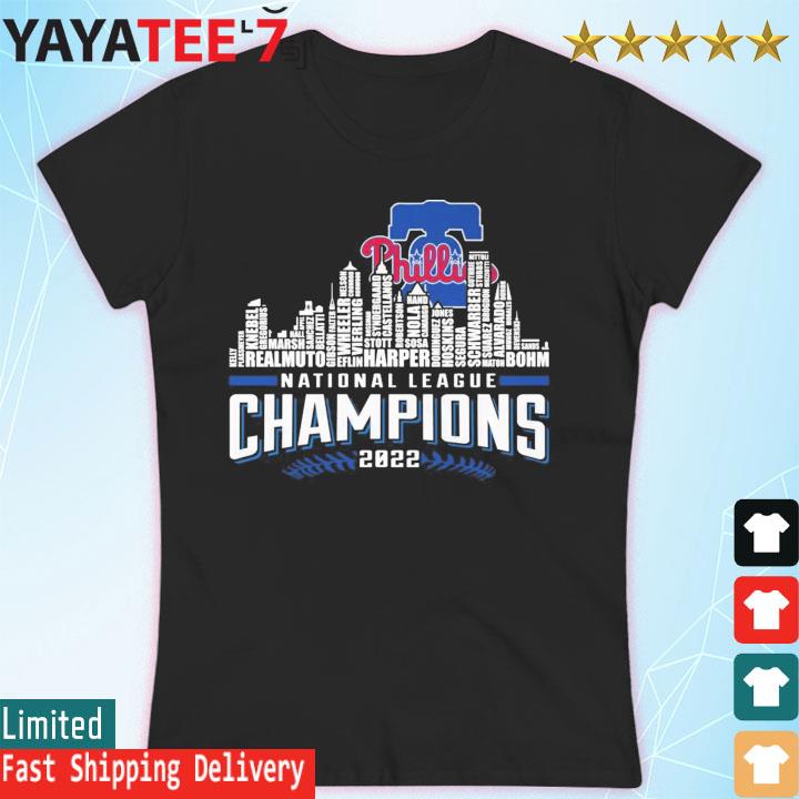 Philadelphia Phillies national league champions 2022 skyline shirt, hoodie,  sweater and v-neck t-shirt