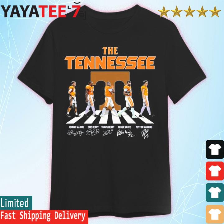 The Tennessee Volunteers team abbey road signatures shirt