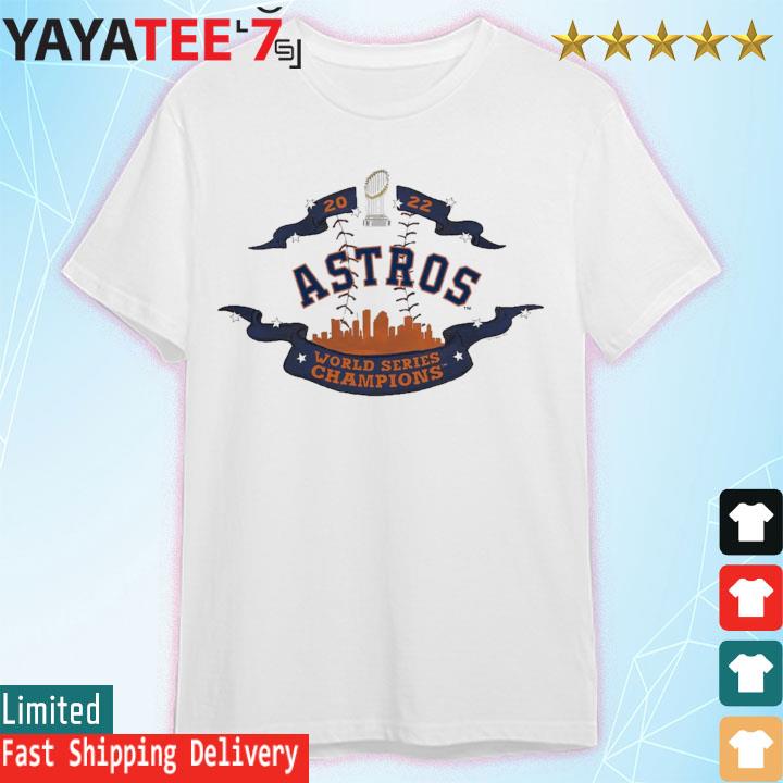 Houston Astros Tiny Turnip Toddler 2022 World Series Champions T-Shirt -  White