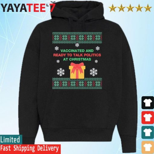 Vaxxed Christmas Ugly Sweater Hoodie