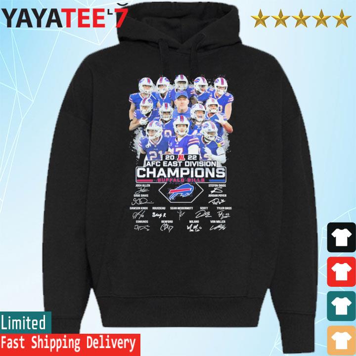 Buffalo Bills AFC East Division Champions Signatures Shirt, hoodie,  sweater, long sleeve and tank top