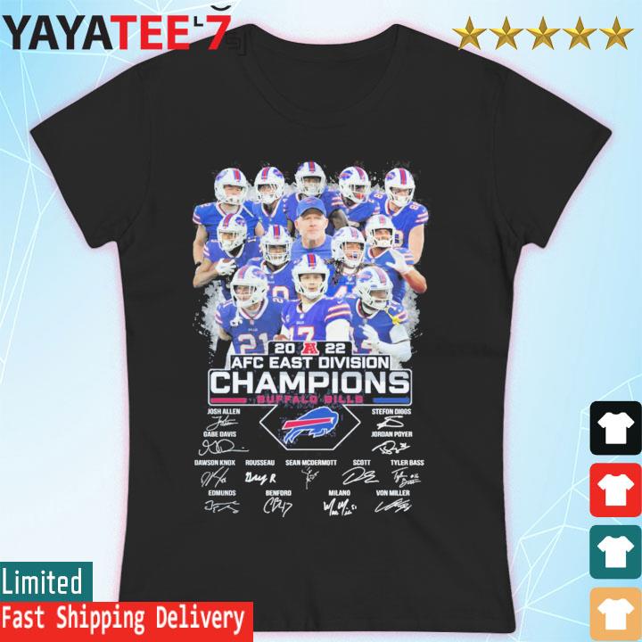 Buffalo Bills AFC East Division Champions Signatures Shirt, hoodie,  sweater, long sleeve and tank top