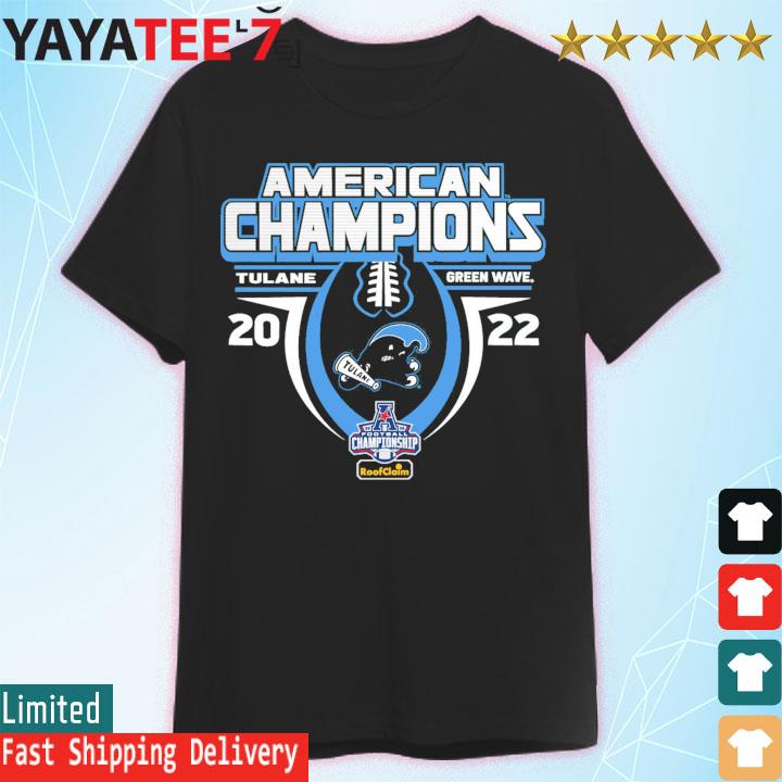 2022 American Champions Tulane Green Wave shirt