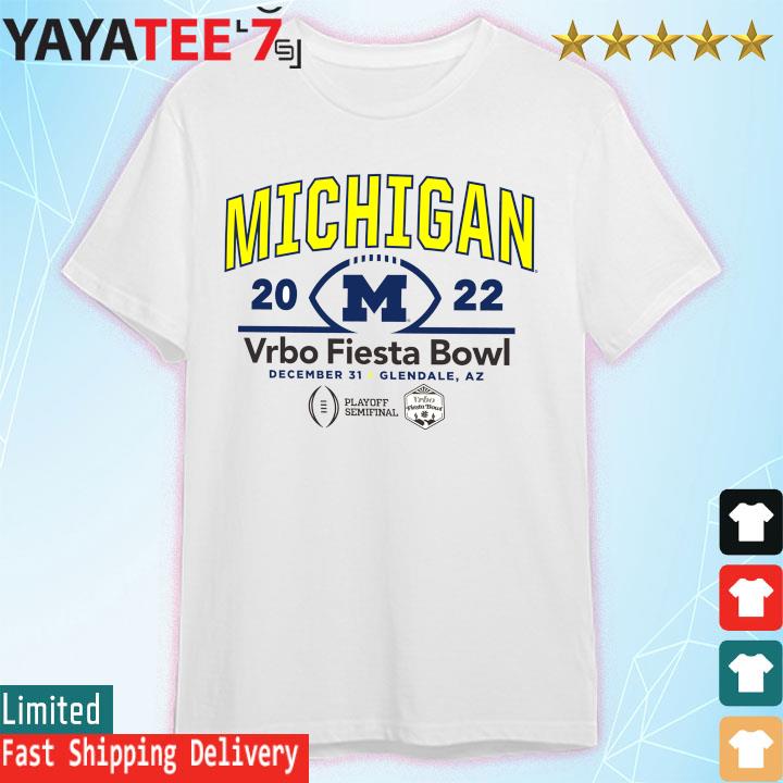 2022 CFP Semifinal Vrbo Fiesta Bowl Michigan Team Logo shirt