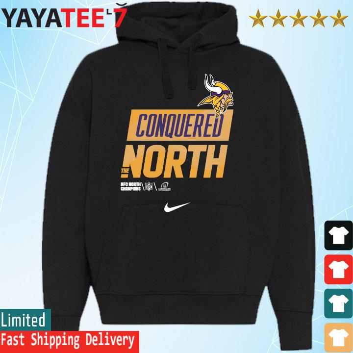 Nfc north division champions 2022 minnesota vikings logo shirt, hoodie,  sweater, long sleeve and tank top