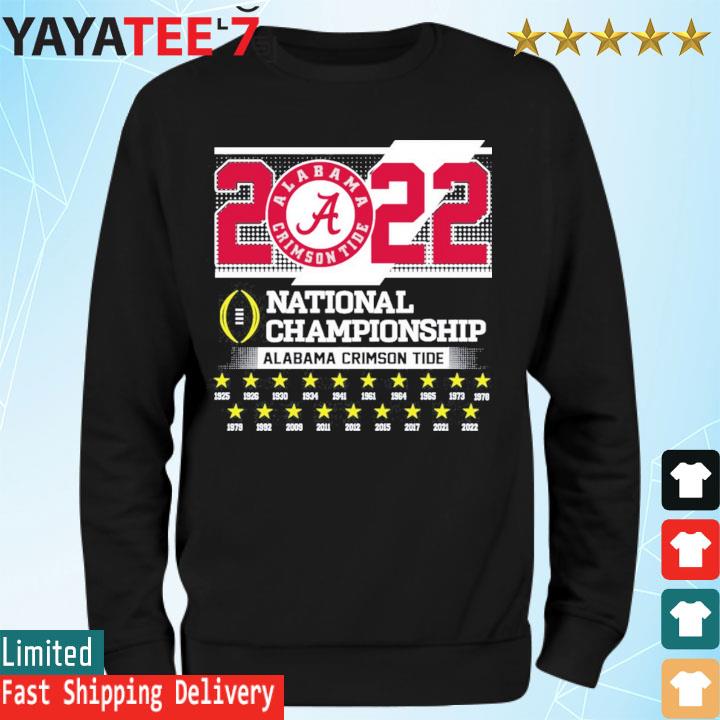 Alabama 2022 National Championship T-Shirt, hoodie, sweater, long