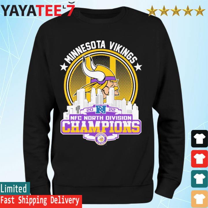 Nfc North Champions Minnesota Vikings King Of The North 2022 T-Shirt,  hoodie, sweater, long sleeve and tank top