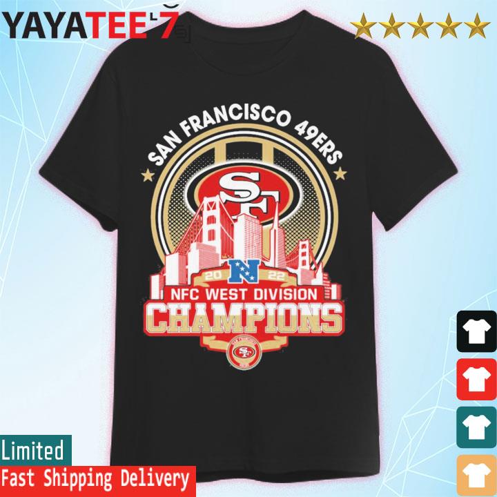 2022 NFC West Division Champions San Francisco 49ers Skyline Shirt -  Limotees