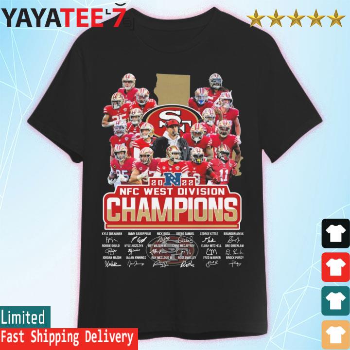 San Francisco 49ers NFC West Division Champions 2022 Red Unisex T-Shirt