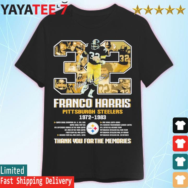 Franco Harris T-Shirts for Sale