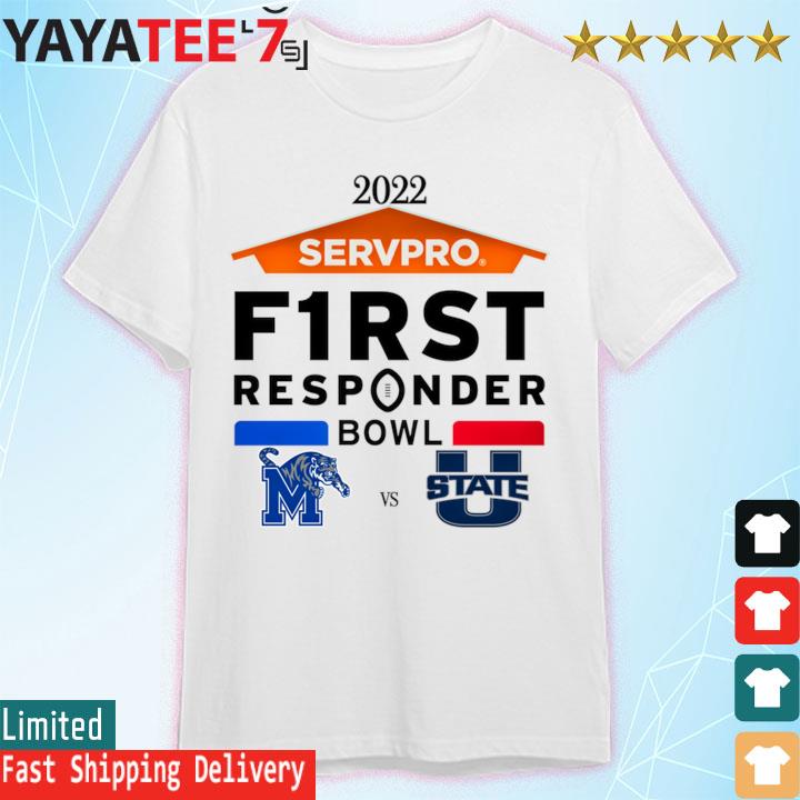 Utah State vs Memphis ​2022 SERVPRO First Responder Bowl shirt