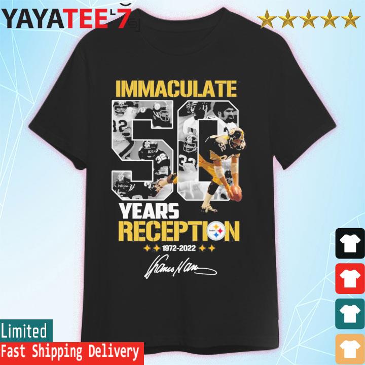 50 years 1972 2022 Franco's Immaculate Reception signatures shirt
