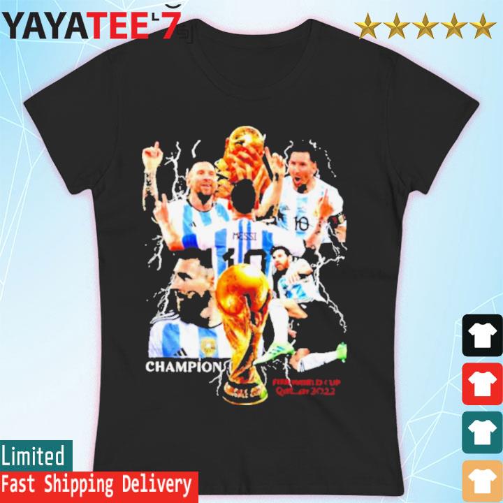 Messi World Cup Qatar 2022 Argentina Champions T-Shirt, hoodie, sweater,  long sleeve and tank top