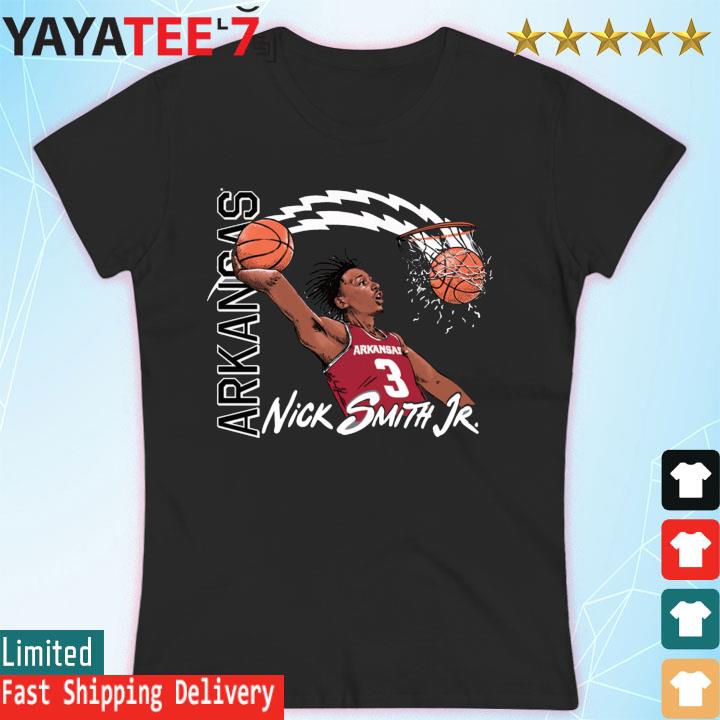 Arkansas Razorbacks Nick Smith Jr Dunk T-s Women's T-shirt