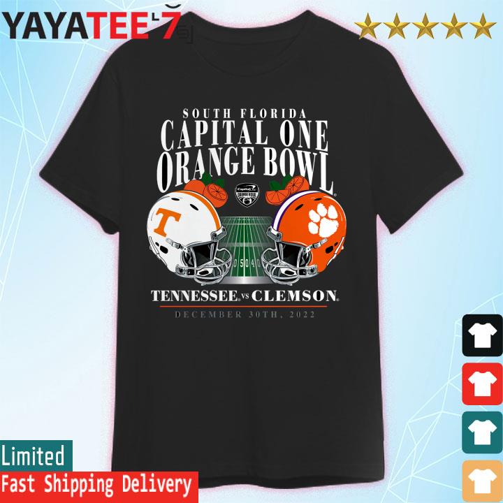 Awesome official 2022 Orange Bowl South florida Capital One Tennessee vs Clemson shirt