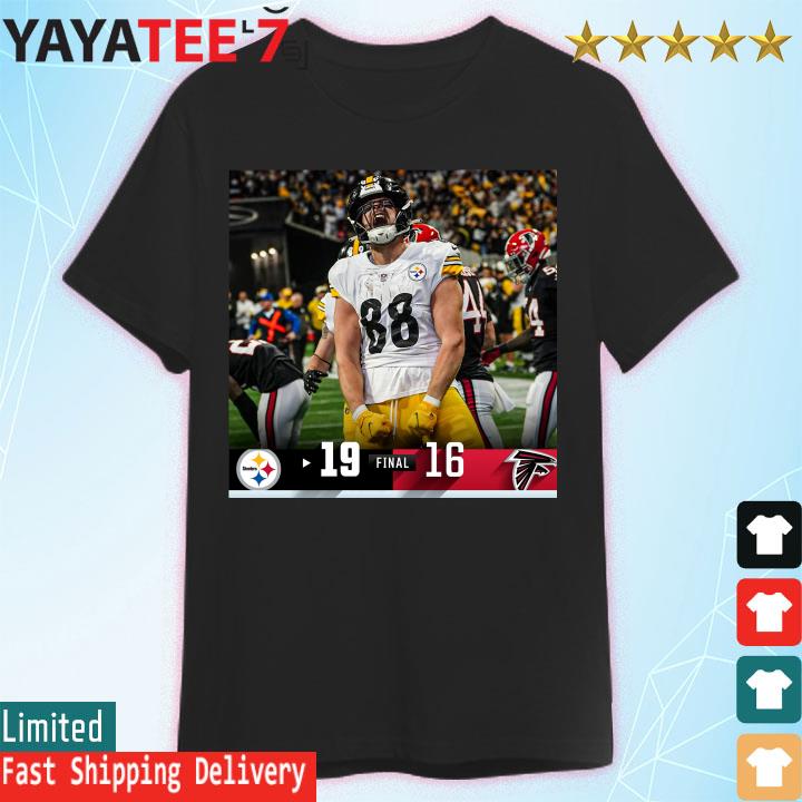 Awesome pittsburgh Steelers 19 16 Atlanta Falcons NFL 2022 gameday matchup final score shirt