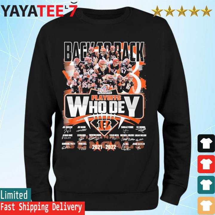 Cincinnati Bengals team Who Dey shirt, hoodie, sweater, long