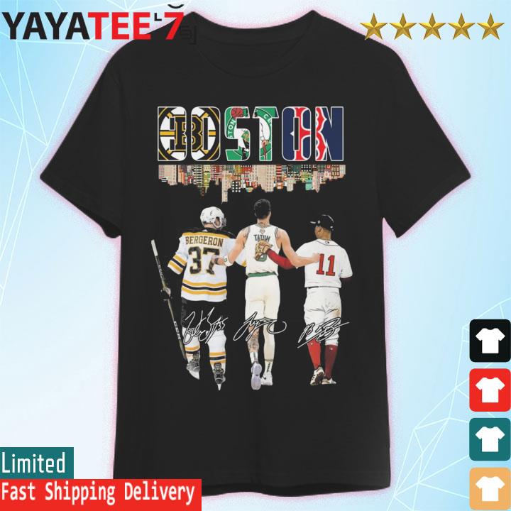 Boston Team Sports Jayson Tatum Mac Jones And Rafael Devers Signatures  shirt, hoodie, sweater, long sleeve and tank top